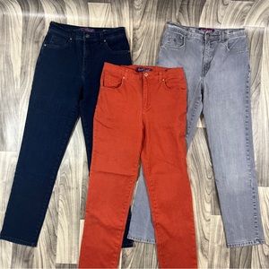 Gloria Vanderbilt Amanda Jeans size 6 Lot of 3